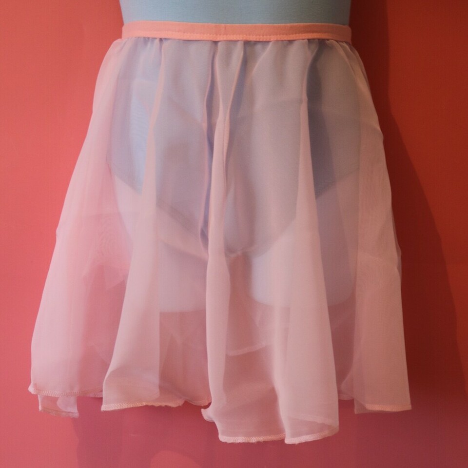 Tappers & Pointers Georgette Circular Chiffon Skirt Pink